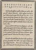 Picture 61 of 95 from Libro di M. Giouanbattista Palatino, cittadino romano, nelqual s'insegna à scriuere ogni sorte lettera, antica, et moderna, di qualunque natione, con le sue regole, et misure, et essempi : et con vn breue, et vtil discorso de le cifre (1545), leaf 84