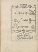 Picture 74 of 95 from Libro di M. Giouanbattista Palatino, cittadino romano, nelqual s'insegna à scriuere ogni sorte lettera, antica, et moderna, di qualunque natione, con le sue regole, et misure, et essempi : et con vn breue, et vtil discorso de le cifre (1545), leaf 99