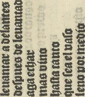 Picture 10 of 13 from Vocabulario para aprender franches, espannol y flaminco = Vocabulaire pour apprendre fra[n]choys, espagnol et flaming = Vocabulare om te leerene walsch, spaensch, ende vlaemsch (1520), leaf 40