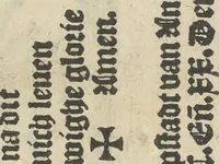 Picture 12 of 13 from Vocabulario para aprender franches, espannol y flaminco = Vocabulaire pour apprendre fra[n]choys, espagnol et flaming = Vocabulare om te leerene walsch, spaensch, ende vlaemsch (1520), leaf 44