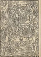 An illustration from Sancte Vrsule Fraternitas inge[n]s p[er]utilis et Christifidelib[us] multum necessaria (1513)