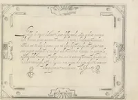 An illustration from Dell' idea dello scriuere. Intagliata per Epifanio dal Fiano l'anno 1607 (1624)