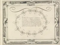An illustration from Dell' idea dello scriuere. Intagliata per Epifanio dal Fiano l'anno 1607 (1624)