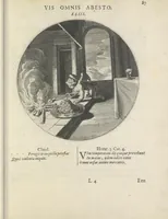 An illustration from Maechden-pflicht ofte ampt der ionck-vrovvven in eerbaer liefde aen-ghewesen door sinne-beelden. Officivm puellarum in castis amoribus emblemate expressum (1618)