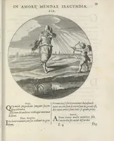 Picture 19 of 43 from Maechden-pflicht ofte ampt der ionck-vrovvven in eerbaer liefde aen-ghewesen door sinne-beelden. Officivm puellarum in castis amoribus emblemate expressum (1618), leaf 58