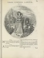 Picture 30 of 43 from Maechden-pflicht ofte ampt der ionck-vrovvven in eerbaer liefde aen-ghewesen door sinne-beelden. Officivm puellarum in castis amoribus emblemate expressum (1618), leaf 84
