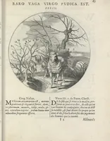 Picture 31 of 43 from Maechden-pflicht ofte ampt der ionck-vrovvven in eerbaer liefde aen-ghewesen door sinne-beelden. Officivm puellarum in castis amoribus emblemate expressum (1618), leaf 86