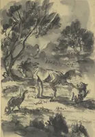 Picture 4 of 106 from Quelques fables (1927), leaf 20