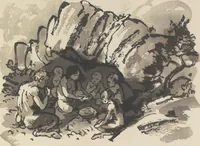 Picture 103 of 106 from Quelques fables (1927), leaf 208