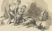 An illustration from Quelques fables (1927)