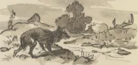 An illustration from Quelques fables (1927)