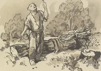 Picture 24 of 106 from Quelques fables (1927), leaf 74