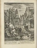 An illustration from Illvstrivm anachoretarvm elogia, siue Religiosi viri mvsaevm (1625)