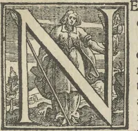 An illustration from Illvstrivm anachoretarvm elogia, siue Religiosi viri mvsaevm (1625)