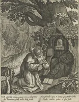 Picture 52 of 72 from Illvstrivm anachoretarvm elogia, siue Religiosi viri mvsaevm (1625), leaf 125