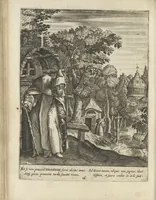 An illustration from Illvstrivm anachoretarvm elogia, siue Religiosi viri mvsaevm (1625)