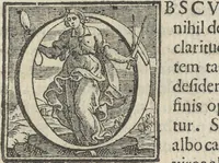 An illustration from Illvstrivm anachoretarvm elogia, siue Religiosi viri mvsaevm (1625)