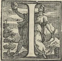 An illustration from Illvstrivm anachoretarvm elogia, siue Religiosi viri mvsaevm (1625)
