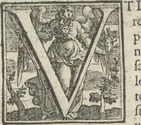 An illustration from Illvstrivm anachoretarvm elogia, siue Religiosi viri mvsaevm (1625)
