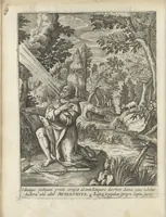 An illustration from Illvstrivm anachoretarvm elogia, siue Religiosi viri mvsaevm (1625)