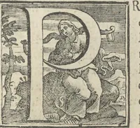 An illustration from Illvstrivm anachoretarvm elogia, siue Religiosi viri mvsaevm (1625)