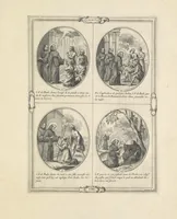 Picture 11 of 26 from Les figvres e l'abregé de la vie, de la mort, et des miracles de S. Francois de Pavle, instituteur et fondateur de l'Ordre des Minimes : Recevillies de la bvlle de Leon X. & des Enquestes faites pour proceder a sa canonisation (1659), leaf 52