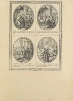 An illustration from Les figvres e l'abregé de la vie, de la mort, et des miracles de S. Francois de Pavle, instituteur et fondateur de l'Ordre des Minimes : Recevillies de la bvlle de Leon X. & des Enquestes faites pour proceder a sa canonisation (1659)