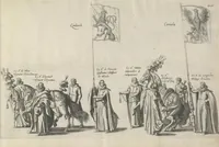 An illustration from Pompa funebris optimi potentissimiq[ue] principis Alberti Pii, Archiducis Avstriae, Ducis Burg. Bra. &c (1623)
