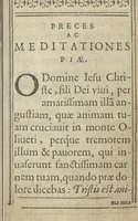 Picture 5 of 31 from Preces ac meditationes piae in mysteria Passionis ac Resurrectionis D. N. Iesu Xp̄i (1612), leaf 18