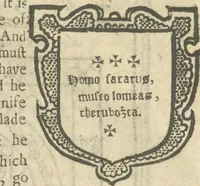 An illustration from The discovery of witchcraft: proving that the compacts and contracts of witches with devils and all infernal spirits or familiars are but erroneous novelties and imaginary conceptions .... In sixteen books (1665)