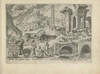 Picture 2 of 22 from Damvs tibi, benigne lector, vno libello tanqvam in specvlo exhibitas, memorabiliores Ivdaea gentis clades : vt delictorvm semper comites, ita cvm presenti, tvm posterae aetati pro exemplis fvtvras (1570), leaf 10