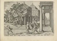 Picture 12 of 22 from Damvs tibi, benigne lector, vno libello tanqvam in specvlo exhibitas, memorabiliores Ivdaea gentis clades : vt delictorvm semper comites, ita cvm presenti, tvm posterae aetati pro exemplis fvtvras (1570), leaf 30