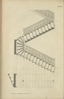 Picture 34 of 57 from The British architect; or, The builder's treasury of staircases : Containing, I. An easier, more intelligible, and expeditious method of drawing the five orders, than has hitherto been published ... II. Likewise stair-cases ... III. Designs of arches, doors, and windows. IV. A great variety of new and curious chimney-pieces ... V. Corbels, shields, and other beautiful decorations. VI. Several useful and necessary rules of carpentry ... The whole being illustrated with upwards of one hundred designs and examples, curiously engraved by the best hands on sixty folio copper plates (1758), leaf 109