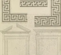 Picture 47 of 57 from The British architect; or, The builder's treasury of staircases : Containing, I. An easier, more intelligible, and expeditious method of drawing the five orders, than has hitherto been published ... II. Likewise stair-cases ... III. Designs of arches, doors, and windows. IV. A great variety of new and curious chimney-pieces ... V. Corbels, shields, and other beautiful decorations. VI. Several useful and necessary rules of carpentry ... The whole being illustrated with upwards of one hundred designs and examples, curiously engraved by the best hands on sixty folio copper plates (1758), leaf 142