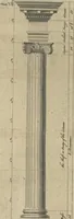Picture 5 of 57 from The British architect; or, The builder's treasury of staircases : Containing, I. An easier, more intelligible, and expeditious method of drawing the five orders, than has hitherto been published ... II. Likewise stair-cases ... III. Designs of arches, doors, and windows. IV. A great variety of new and curious chimney-pieces ... V. Corbels, shields, and other beautiful decorations. VI. Several useful and necessary rules of carpentry ... The whole being illustrated with upwards of one hundred designs and examples, curiously engraved by the best hands on sixty folio copper plates (1758), leaf 45