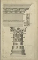 Picture 9 of 57 from The British architect; or, The builder's treasury of staircases : Containing, I. An easier, more intelligible, and expeditious method of drawing the five orders, than has hitherto been published ... II. Likewise stair-cases ... III. Designs of arches, doors, and windows. IV. A great variety of new and curious chimney-pieces ... V. Corbels, shields, and other beautiful decorations. VI. Several useful and necessary rules of carpentry ... The whole being illustrated with upwards of one hundred designs and examples, curiously engraved by the best hands on sixty folio copper plates (1758), leaf 54