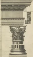 Picture 13 of 57 from The British architect; or, The builder's treasury of staircases : Containing, I. An easier, more intelligible, and expeditious method of drawing the five orders, than has hitherto been published ... II. Likewise stair-cases ... III. Designs of arches, doors, and windows. IV. A great variety of new and curious chimney-pieces ... V. Corbels, shields, and other beautiful decorations. VI. Several useful and necessary rules of carpentry ... The whole being illustrated with upwards of one hundred designs and examples, curiously engraved by the best hands on sixty folio copper plates (1758), leaf 62