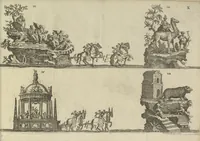 Picture 21 of 31 from Description du jubilé de sept cens ans de S. Macaire, patron particulier contre la peste, qui sera céléré dans la ville de Grand ... a commencer le 30. de mai jusqu'au 15. juin 1767, avec le détail ultérieur des cérémonies, solemnités, cavalcade, ornemens & feux d'artifice, &c. &c. qui auront lieu à cette occasion (1767), leaf 101