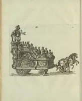 An illustration from Description du jubilé de sept cens ans de S. Macaire, patron particulier contre la peste, qui sera céléré dans la ville de Grand ... a commencer le 30. de mai jusqu'au 15. juin 1767, avec le détail ultérieur des cérémonies, solemnités, cavalcade, ornemens & feux d'artifice, &c. &c. qui auront lieu à cette occasion (1767)