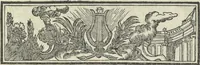 An illustration from Description du jubilé de sept cens ans de S. Macaire, patron particulier contre la peste, qui sera céléré dans la ville de Grand ... a commencer le 30. de mai jusqu'au 15. juin 1767, avec le détail ultérieur des cérémonies, solemnités, cavalcade, ornemens & feux d'artifice, &c. &c. qui auront lieu à cette occasion (1767)