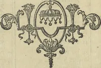 An illustration from Description du jubilé de sept cens ans de S. Macaire, patron particulier contre la peste, qui sera céléré dans la ville de Grand ... a commencer le 30. de mai jusqu'au 15. juin 1767, avec le détail ultérieur des cérémonies, solemnités, cavalcade, ornemens & feux d'artifice, &c. &c. qui auront lieu à cette occasion (1767)