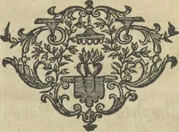 An illustration from Description du jubilé de sept cens ans de S. Macaire, patron particulier contre la peste, qui sera céléré dans la ville de Grand ... a commencer le 30. de mai jusqu'au 15. juin 1767, avec le détail ultérieur des cérémonies, solemnités, cavalcade, ornemens & feux d'artifice, &c. &c. qui auront lieu à cette occasion (1767)
