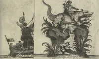 Picture 15 of 31 from Description du jubilé de sept cens ans de S. Macaire, patron particulier contre la peste, qui sera céléré dans la ville de Grand ... a commencer le 30. de mai jusqu'au 15. juin 1767, avec le détail ultérieur des cérémonies, solemnités, cavalcade, ornemens & feux d'artifice, &c. &c. qui auront lieu à cette occasion (1767), leaf 78