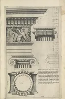 An illustration from Regola delli cinqve ordini d'architettvra, (1635)