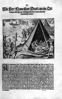 An illustration from Additamentvm; das ist, Zuthuung zweyer fürnemmer Reysen ... Herrn Francisci Draken ... in die West Indien vnd Americam gethan : neben noch etlichen Figuren ... so beydes in das siebende vnd achte Theil Americae gehören. Item, die Reyse der holländischen Armada in die Insel Gross Canarien , welche ... 1599 ... von Holland ... ausgefahren (1600)