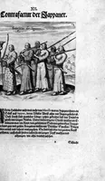 Picture 38 of 40 from Additamentum, oder Anhang dess neundten Theils Americae : welches ist ein warhafftige vnnd eygentliche Beschreibung der langwirigen ... Schiffahrt, so Oliuier van Noort ... durch das ... Fretum Magellanum, vmb die gantze Kugel der Welt ... gethan ... hat (1602), leaf 119