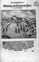Picture 16 of 30 from Appendix dess eilfften Theils Americae, das ist: Warhafftige Beschreibung der wunderbahren Schifffahrt : so Georgius von Spielbergen ... durch die Magellanische Strasse, vnd in der Suder See, vom Iahr 1614 biss in das 1618. Iahr verrichtet (1620), leaf 50