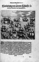 Picture 19 of 30 from Appendix dess eilfften Theils Americae, das ist: Warhafftige Beschreibung der wunderbahren Schifffahrt : so Georgius von Spielbergen ... durch die Magellanische Strasse, vnd in der Suder See, vom Iahr 1614 biss in das 1618. Iahr verrichtet (1620), leaf 53