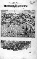 Picture 21 of 30 from Appendix dess eilfften Theils Americae, das ist: Warhafftige Beschreibung der wunderbahren Schifffahrt : so Georgius von Spielbergen ... durch die Magellanische Strasse, vnd in der Suder See, vom Iahr 1614 biss in das 1618. Iahr verrichtet (1620), leaf 55