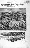 Picture 22 of 30 from Appendix dess eilfften Theils Americae, das ist: Warhafftige Beschreibung der wunderbahren Schifffahrt : so Georgius von Spielbergen ... durch die Magellanische Strasse, vnd in der Suder See, vom Iahr 1614 biss in das 1618. Iahr verrichtet (1620), leaf 56